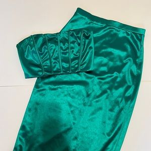 Emerald green 2 piece set
